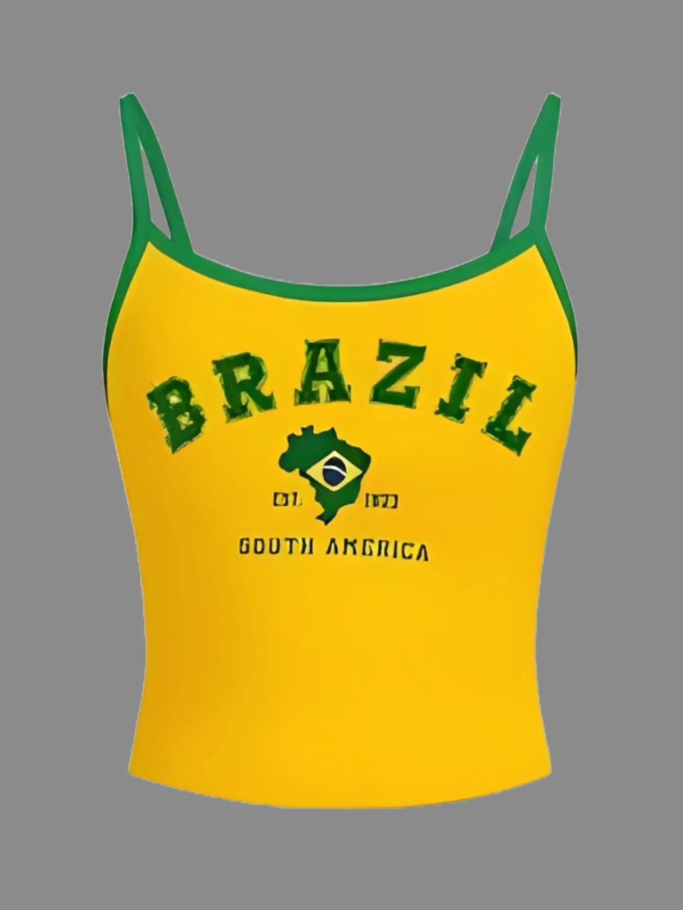 Camisetop Y2K BRAZIL/ENGLAND