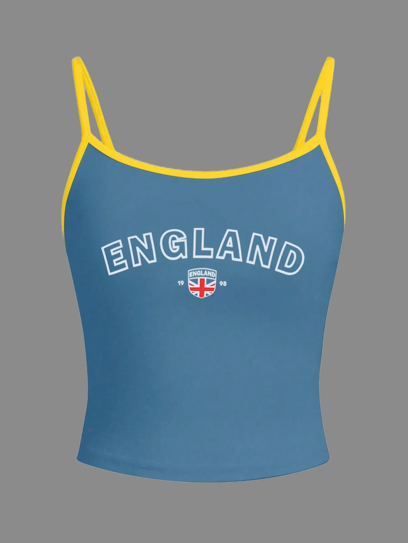 Camisetop Y2K BRAZIL/ENGLAND